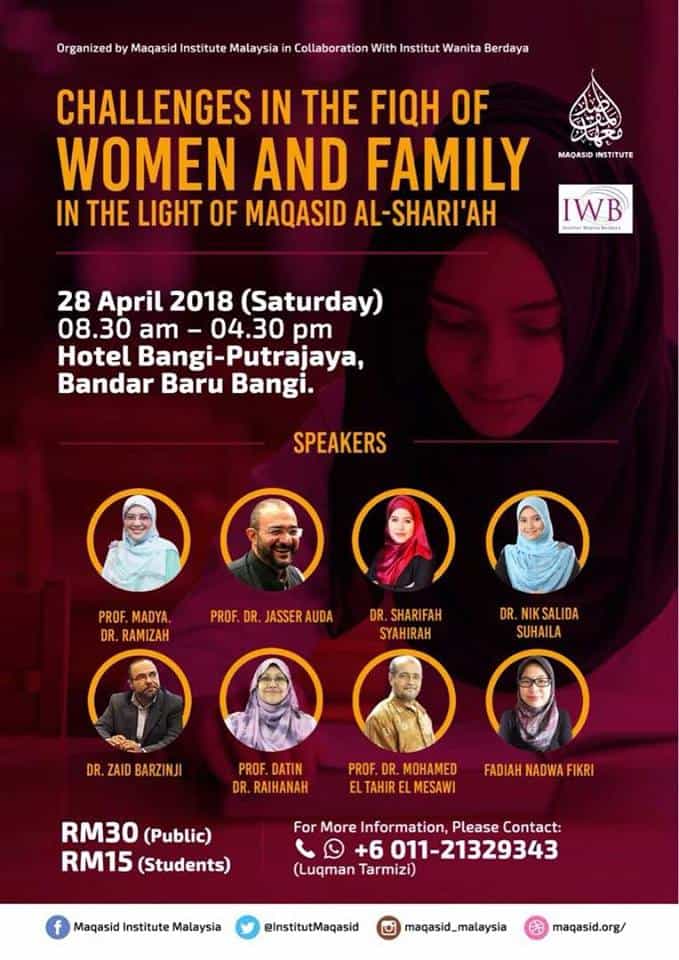 Events: Challenges in the Fiqh of Women & Family in the Light of Maqasid