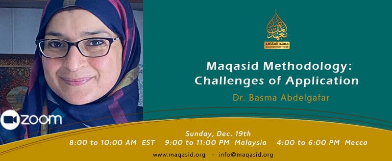 Maqasid Methodology challenges of application